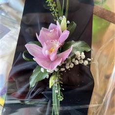 Pink Orchid Corsage 