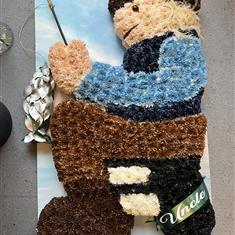 Angler fishing tribute 