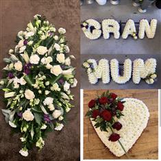 Family flower funeral package 