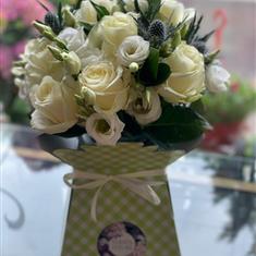 Scottish themed bridal bouquet 