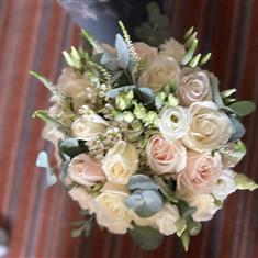 Sweetness and light bridal bouquet 