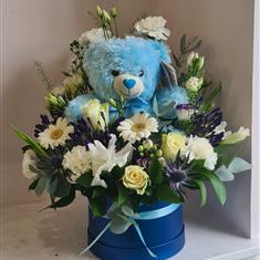 Babys first bloom hat box 