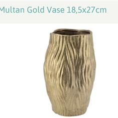 Mulan gold vase 