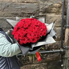 The Centennial Love Bouquet 100 Rose Extravaga