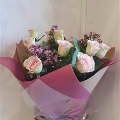 Pink rose bouquet available untill 26th February 
