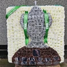 Scottish cup funeral tribute