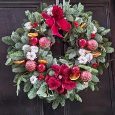 Luxury Velvet Bloom Wreath
