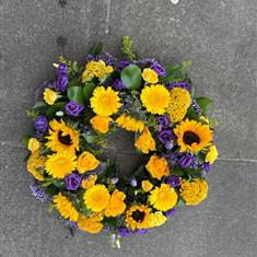 Sunshine and serenity wreath 