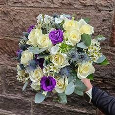 Scottish elegance bridal bouquet 