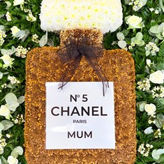Chanel No5 Inspired Bespoke Funeral Tribute
